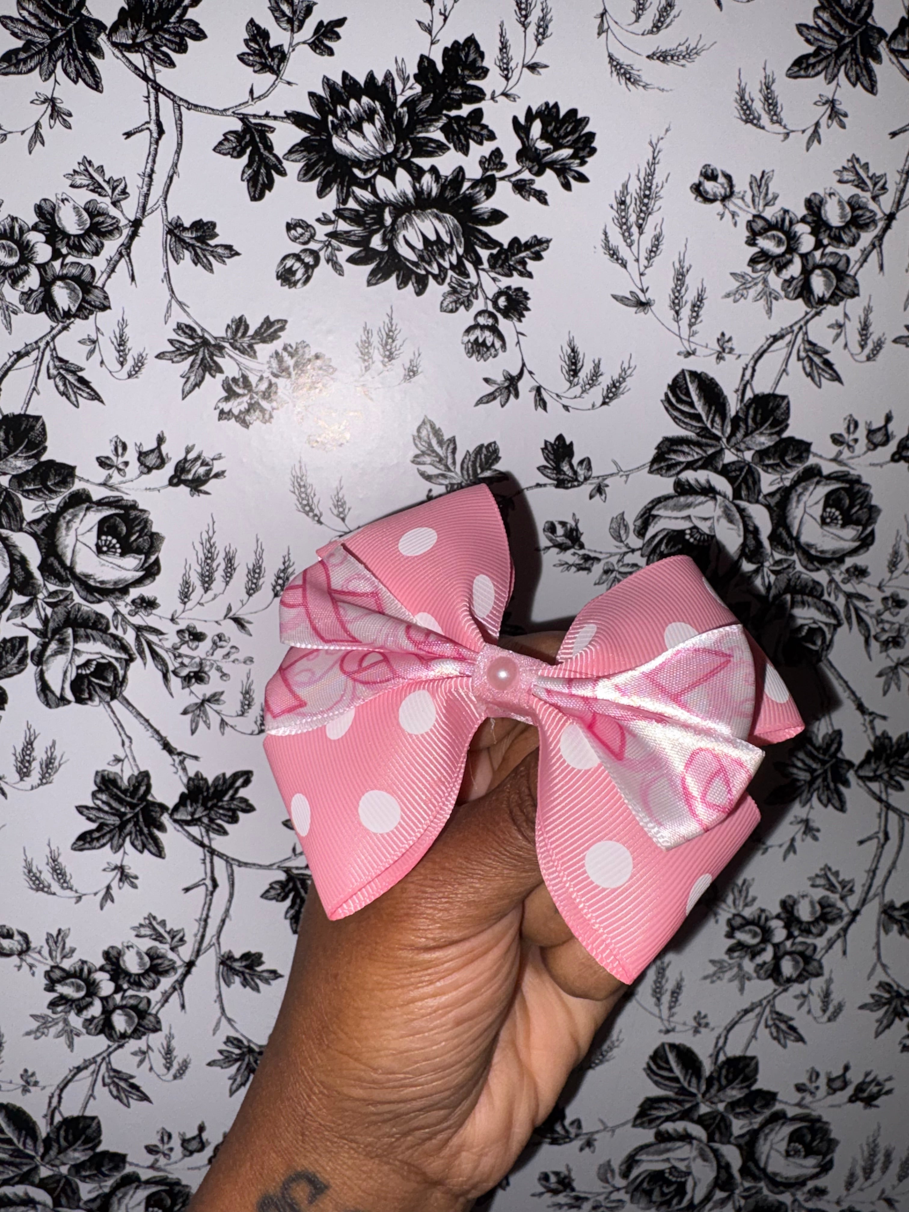 Breast Cancer Awareness Bow